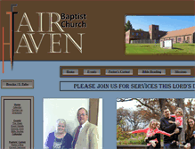 Tablet Screenshot of fairhavenbaptistchurch.org